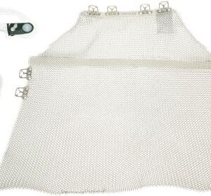 GREMBIULE IN MAGLIA INOX 56xh60 cm