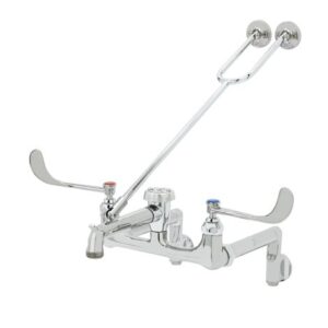 SERVICE SINK FAUCET, 8" CENTERS, VAC.