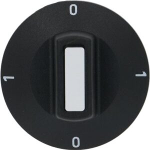 MANOPOLA NERA ø 50 mm 0-1-0-1