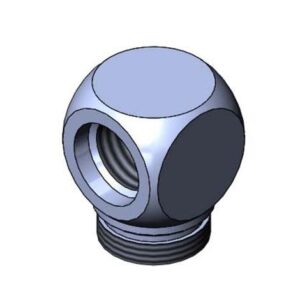 OUTLET CUBE, 3/8" NPT FEMALE INLET X