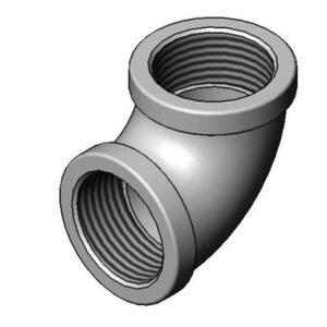 CAST ELBOW, 3/4" NPT THREADS (FEMALE X