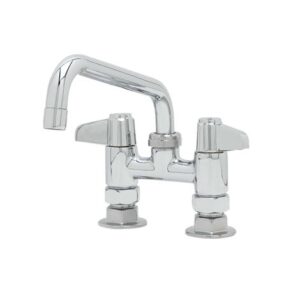 4" DECK MOUNT FAUCET, 8" SWING NOZZLE,