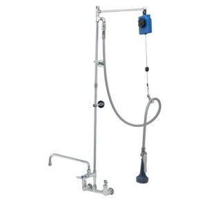 PRE-RINSE: 8" WALL MOUNT, BALANCER ARM,