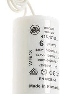 CONDENSATORE DUCATI ENERGIA  6µF C/CAVO