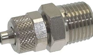 RACCORDO DIRITTO 1/4"M ø 6/4 NICHELATO