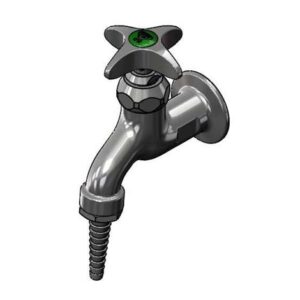 SINGLE SUPPLY LAB FAUCET, SERRATED TIP