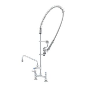 PRE-RINSE UNIT: 8" DECK MOUNT, CERAMAS,
