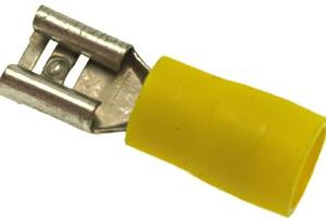 CAPICORDA GIALLO F 6,3x0,8 mm 100 PZ