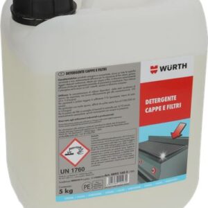 DETERGENTE CAPPE E FILTRI WUERTH 5 Kg