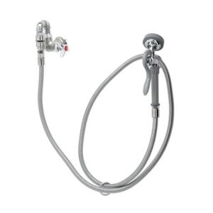 SINGLE TEMP WALL MOUNT FAUCET W/ ANGLED