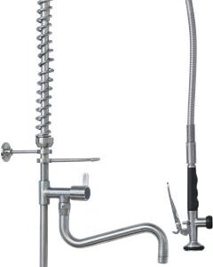 DOCCIA PRELAVAGGIO INOX 1140 mm C/RUB.