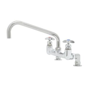 BIG-FLO MIXING FAUCET, 8" DECK MOUNT,