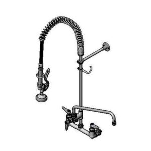 PRE-RINSE: 8" WALL MOUNT, 36" HOSE, 00CC