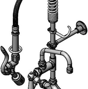 "MINI-PRE-RINSE UNIT: SINGLE HOLE/DUAL T