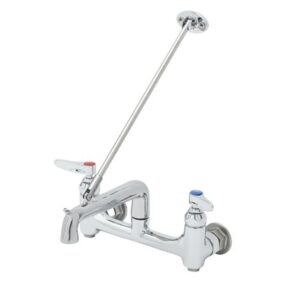 SERVICE SINK FAUCET, WALL MOUNT, 8"