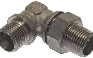 RACCORDO A "L" ø 1/8"M-1/8"M CON BICONO