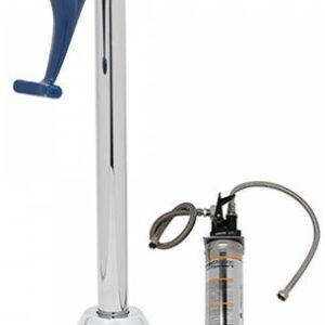 10" PEDESTAL TYPE GLASS FILLER W/ WATER