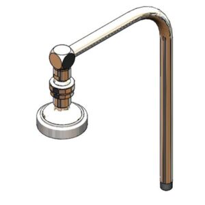 RIGID L-NOZZLE W/ BALL-JOINT SWIVEL &