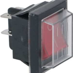 INTERRUTTORE BIPOLARE ROSSO 16A 250V