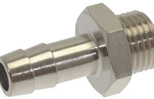 RACCORDO PORTAGOMMA ø 1/4"M ø 9 NICHEL