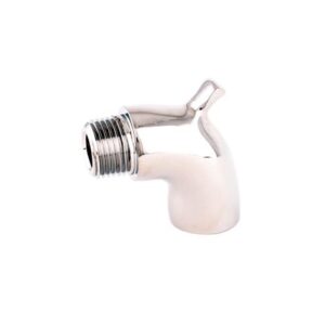 B-0672 SPOUT, PLAIN END, POLISHED CHROME