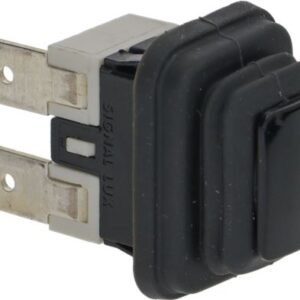 PULSANTE UNIPOLARE NERO 16A 250V