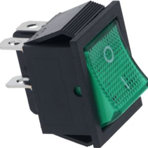 INTERRUTTORE BIPOLARE VERDE 16A 250V