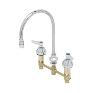 8" MEDICAL FAUCET, DECK MOUNT, ETERNAS,