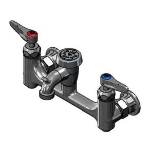 SERVICE SINK FAUCET, 8" WALL MOUNT,