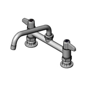 8" DECK MOUNT MIXING FAUCET WITH EQUIP