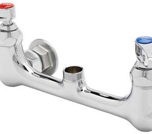 PRE-RINSE BASE FAUCET, 8" WALL MOUNT,S/R
