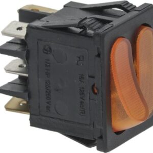 INTERRUTTORE BIPOLARE ARANCIO 16A 250V