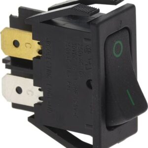 INTERRUTTORE BIPOLARE NERO 16A 250V