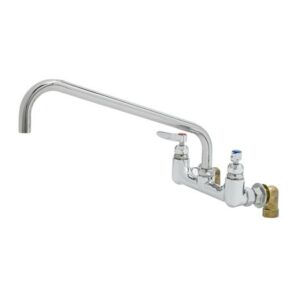 BIG-FLO MIXING FAUCET, 8" WALL MOUNT,
