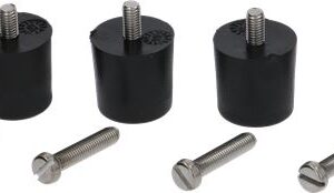 KIT PIEDE NERO IN GOMMA - 4 PZ