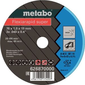 DISCO METALLICO ø 76 mm - 5 PZ