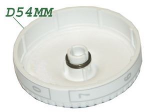 BOUTON THERMOSTAT GRIS/BL