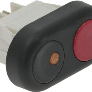 PULSANTIERA 2 TASTI NERA-ROSSA 16A 250V