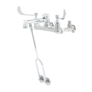 SERVICE SINK FAUCET, WALL MOUNT, 8"