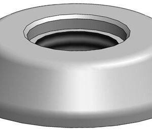 DECK MOUNT FLANGE FOR GLASS FILLER PEDES