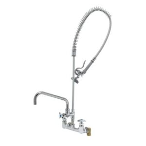 BIG-FLO PRE-RINSE UNIT: 8" WALL MOUNT,