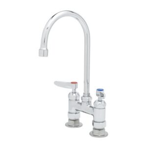 4" C/C DOUBLE PANTRY FAUCET, SWIVEL