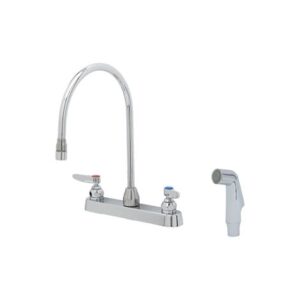 8" C/C WORKBOARD FAUCET W/ 5 3/4" SWIVEL