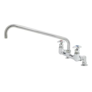 BIG-FLO MIXING FAUCET, 8" DECK MOUNT,