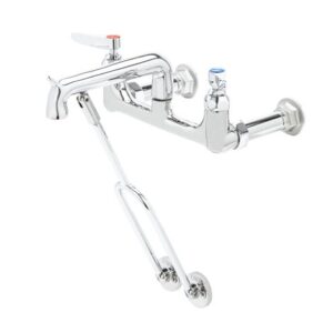 SERVICE SINK FAUCET, WALL MOUNT, 8"