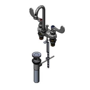 4" CENTERSET DECK MOUNT, SWIVEL