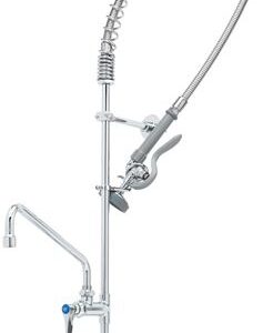 PRE-RINSE W/ ADD-ON FAUCET, WALL MOUNT,