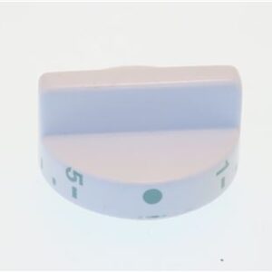THERMOSTAT KNOB (CENTRE POST)   WHITE/GR