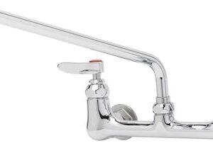 DOUBLE PANTRY FAUCET  WALL MOUNT  8" C