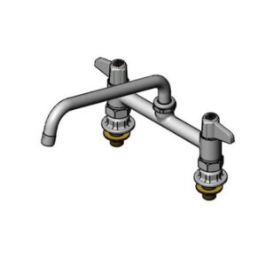 8" DECK MOUNT MIXING FAUCET WITH EQUIP